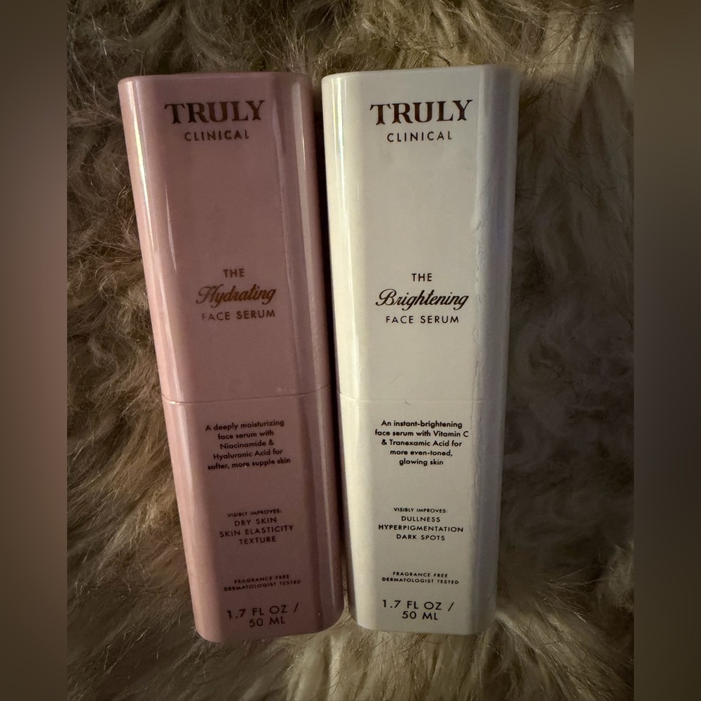 TRULY Clinical Hydrating & Brightening Serum SET SEALED BRAND NEW
